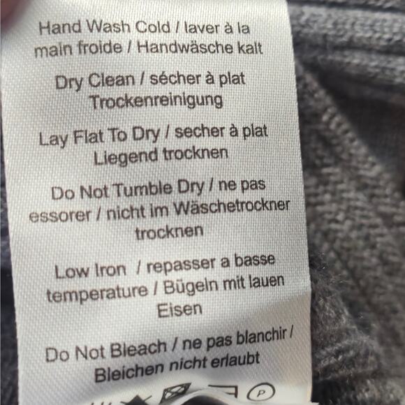 Krimson Klover 100% Wool Sweater Grey Size XS - Picture 6 of 6